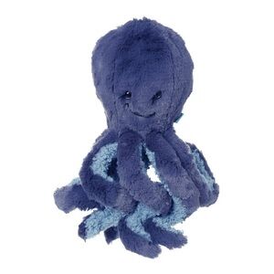 Manhattan Toys Plush Blue Octopus Toy